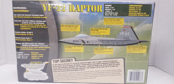 RESALE SHOP - Revell 1/72 Thunder Squadron YF-22 Raptor SnapTite #85-1186