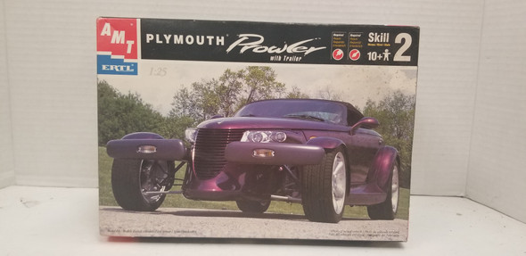 RESALE SHOP - AMT/ERTL 1/25 Plymouth Prowler with Trailer 8588