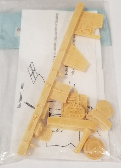 RESALE SHOP - Lone Star Models Spirit Of St Louis Cockpit Detail Set For Glenco Kit