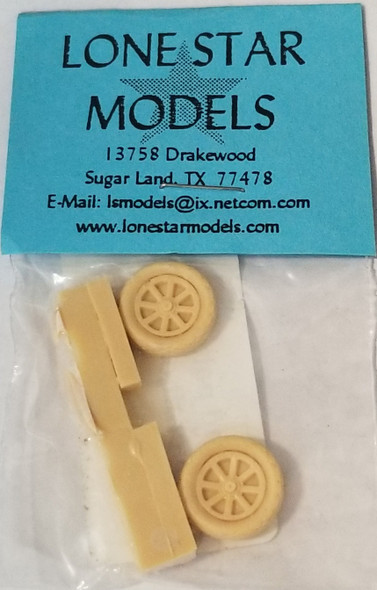 RESALE SHOP - Lone Star Models Diamond Pattern Tires For Hobbycraft Or Testors/Hawk Bearcat