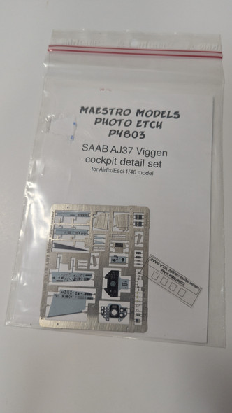 RESALE SHOP - Maestro Models PE Part Set For 1/48 AirfixESCI Saab AJ37 Viggen #4803
