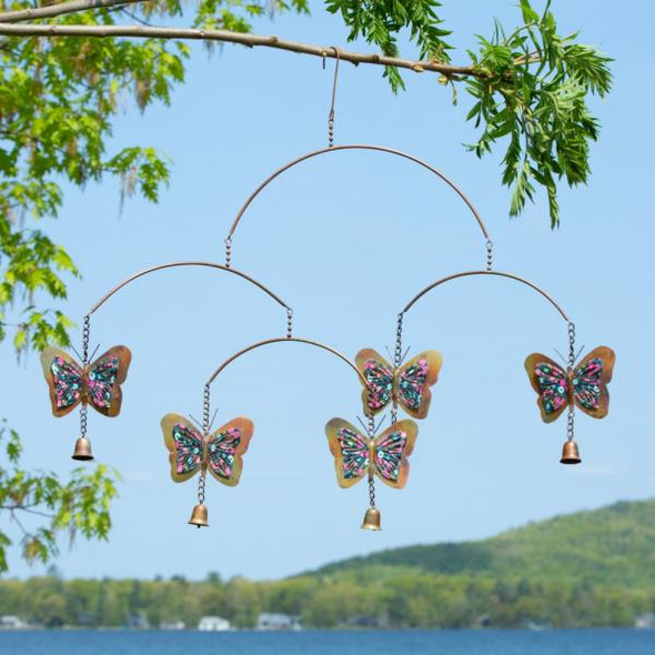 OakridgeStores.com | Ancient Graffiti - Floral Butterfly - Multicolor Mobile - Outdoor Decor - ANCIENTAG86134 638071789687