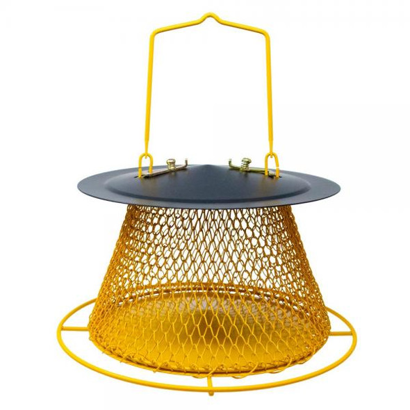 OakridgeStores.com | Backyard Essentials - Black and Yellow Collapsible Mesh Feeder - BE190 645194780019