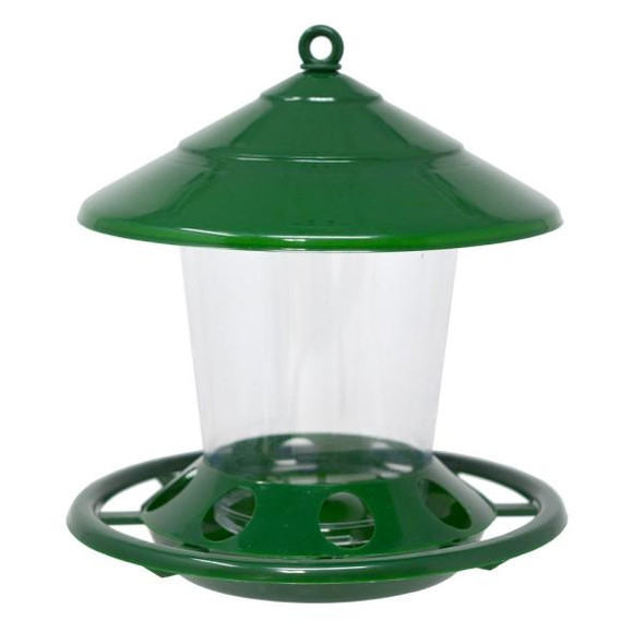 OakridgeStores.com | Backyard Essentials - Green Recycled Flight Café Feeder - 8-Port - BE239 645194780514