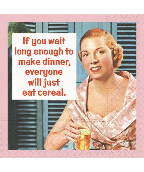 OakridgeStores.com | Design Design - Everyone Will Just Eat Cereal - Cocktail Napkin Set of 20 - DESIGN62410062 732296423095