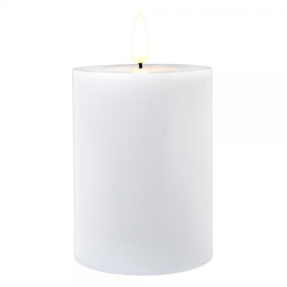 OakridgeStores.com | Gift Essentials - White LED Pillar Candle - 4 Inch - GE5005 645194086418