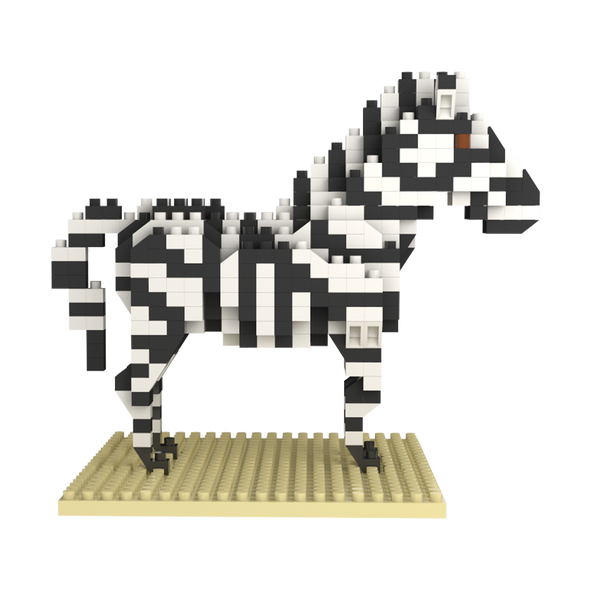 OakridgeStores.com | Impact Photographics - Zebra Mini Building Blocks Set - for Teens and Adults - IMP92164 802285383096