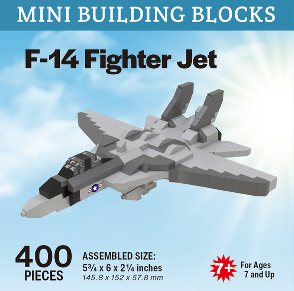 OakridgeStores.com | Impact Photographics - F14 Fighter Jet Tank Mini Building Blocks Set - for Teens and Adults - IMP92260 802285397703