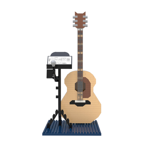 OakridgeStores.com | Impact Photographics - Acoustic Guitar Mini Building Blocks Set - for Teens and Adults - IMP92389 802285415858