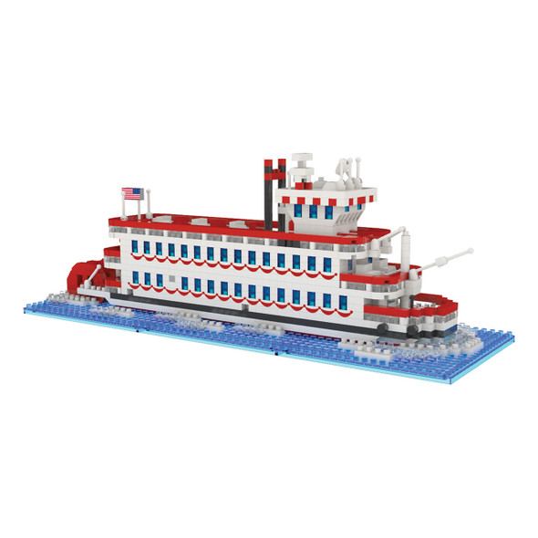 OakridgeStores.com | Impact Photographics - Paddle Wheel Mini Building Blocks Set - for Teens and Adults - IMP92502 802285459876