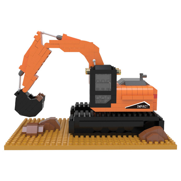 OakridgeStores.com | Impact Photographics - Excavator Mini Building Blocks Set - for Teens and Adults - IMP92545 802285472592