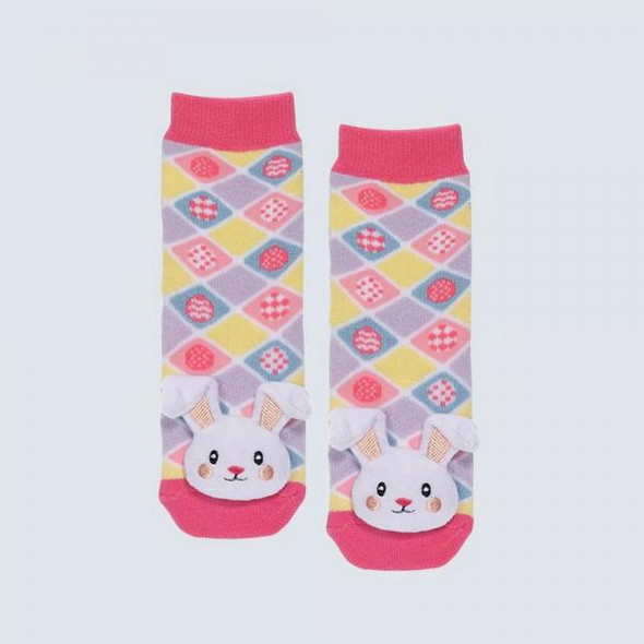 OakridgeStores.com | Messy Moose Socks - Bunny Toddler - Slipper Socks - MM27070 069202270703