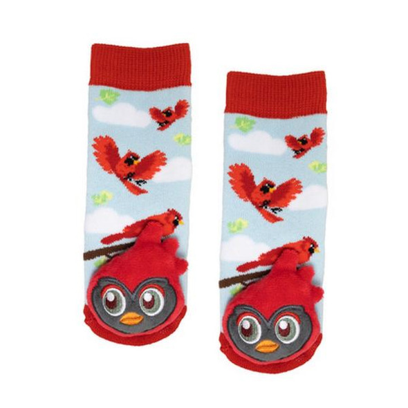 OakridgeStores.com | Messy Moose Socks - Cardinal Toddler Slipper Socks - Plush Charm & - MM27092 069202270925