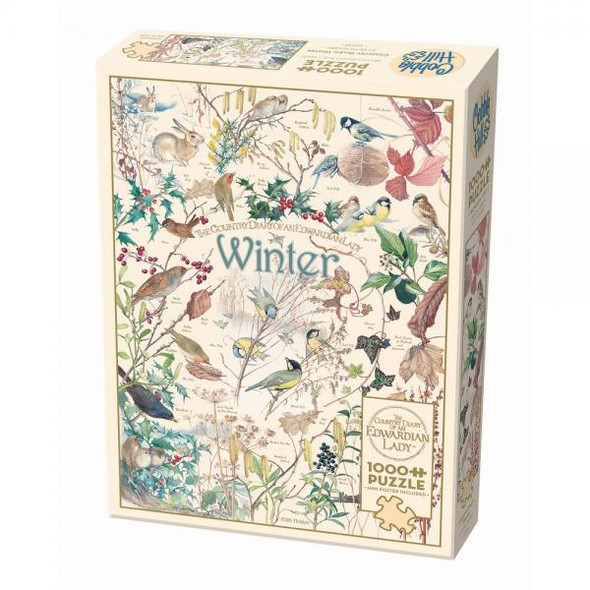 OakridgeStores.com | Cobble Hill - Country Diary: Winter - 1000 Piece Puzzle - OMP40095 625012400954