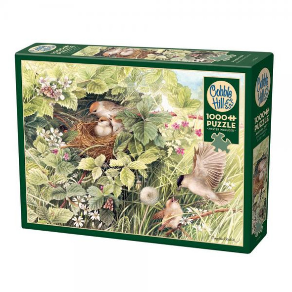 OakridgeStores.com | Cobble Hill - Hidden Nest - Birds - 1000 Piece Puzzle - OMP40162 625012401623