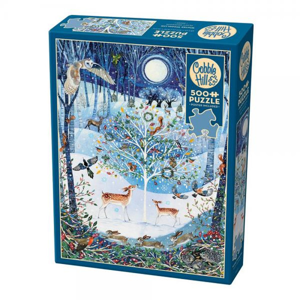 OakridgeStores.com | Cobble Hill - Winter Woodland - Wildlife & Nature - 500 - OMP45009 625012450096