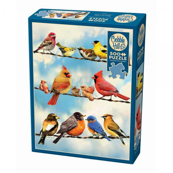OakridgeStores.com | Cobble Hill - Birds on a Wire - 500 Piece Puzzle - OMP45046 625012450461