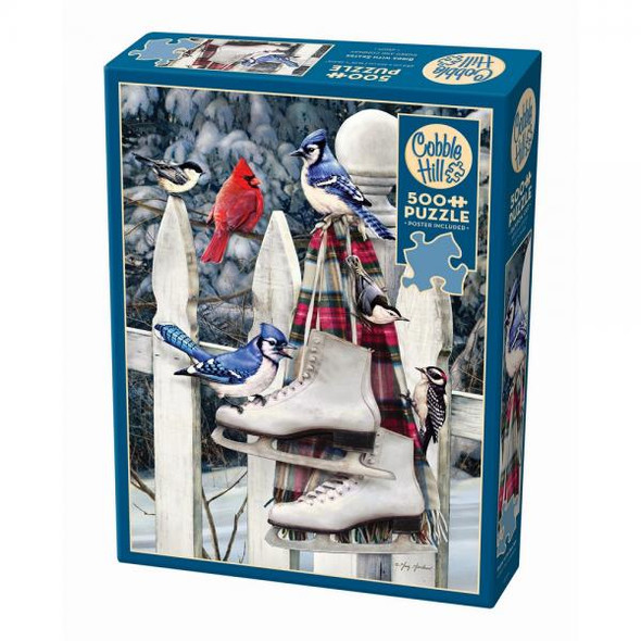 OakridgeStores.com | Cobble Hill - Birds with Skates - 500 Piece Puzzle - OMP45071 625012450713
