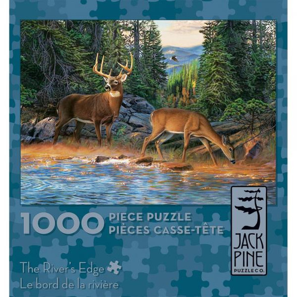 OakridgeStores.com | Cobble Hill - The River's Edge - Scenic Wildlife - 1000 Piece Puzzle - OMP70071 625012700719