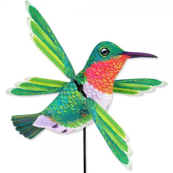 OakridgeStores.com | Premier Designs - Hummingbird Spinner Whirligig - 16 inch - Outdoor Garden Decor - PD21944 630104219444