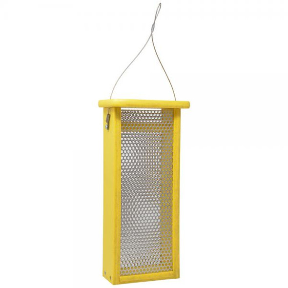 OakridgeStores.com | Songbird Essentials - Finch Screen Feeder - For Clinging Birds - Yellow - SEFSY 645194021945