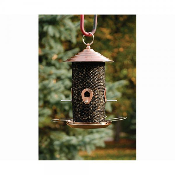 OakridgeStores.com | Woodlink - Brushed Copper Mixed Seed Feeder - WL23838 047977011936