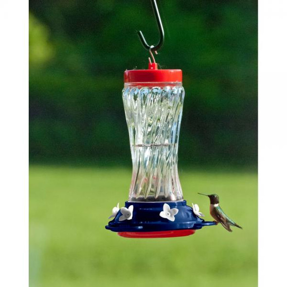 OakridgeStores.com | Woodlink - Patriotic Swirl Hummingbird Feeder - 16oz Capacity - WL24902 093432249024