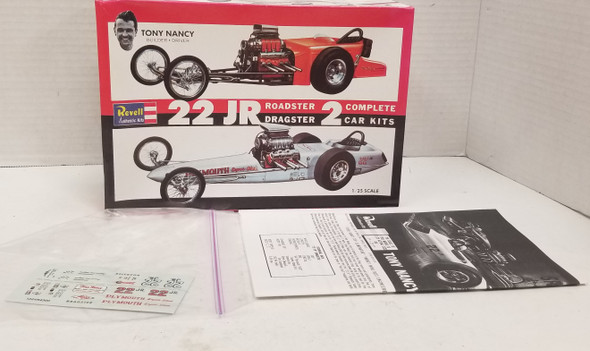 RESALE SHOP - Revell 22 JR Roadster/Dragster 2 Complete Car Kits 1/25 #H-1224:200