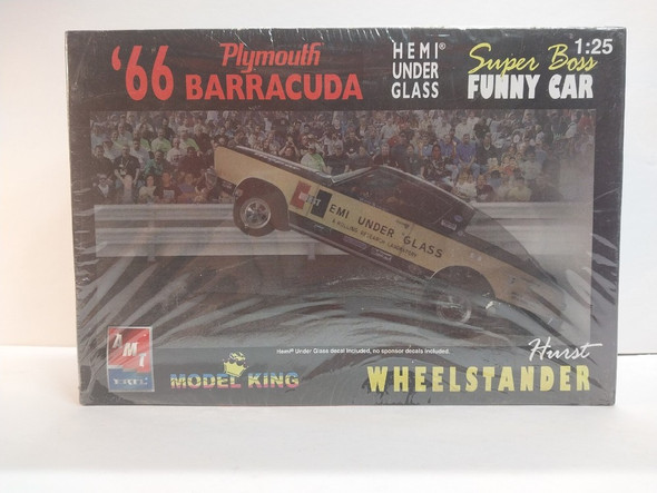 RESALE SHOP - AMT Ertl #21433 Model King 1966 Plymouth Barracuda Hurst Funny Car 1:25