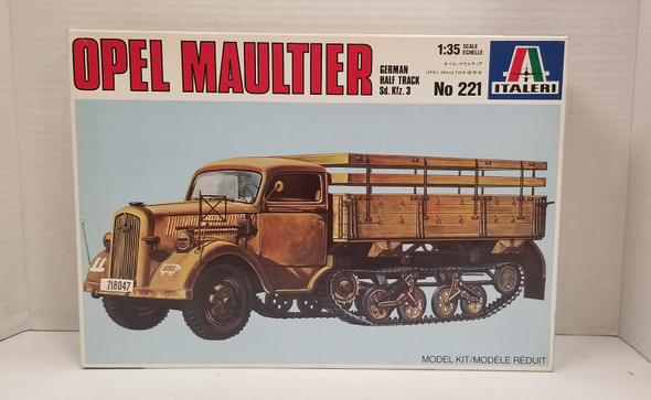 RESALE SHOP - Italeri 1/35 Opel Maultier German Half Track Sd. Kfz. 3 #221 - used
