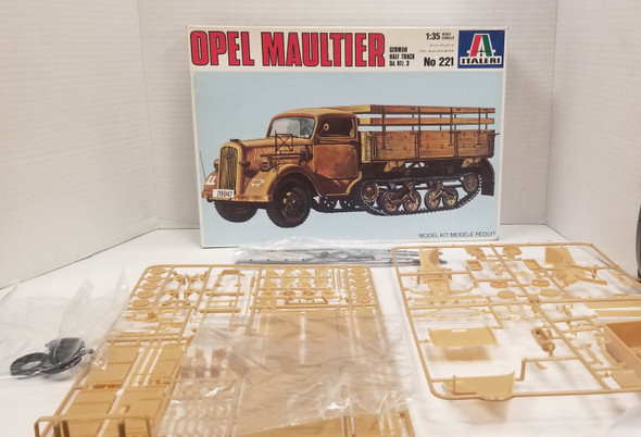 RESALE SHOP - Italeri Opel Maultier 1/35 German Half Track Sd. Kfz. 3 #221 - no instructions