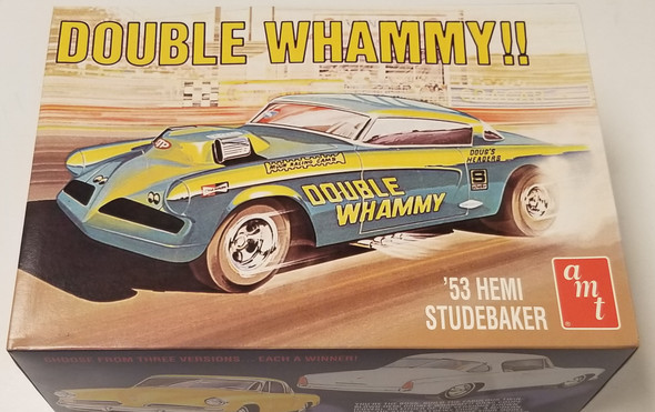 RESALE SHOP - AMT #30107 1953 Hemi Studebaker Double Whammy!! Drag Car 1:25