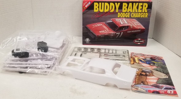 RESALE SHOP - POLAR LIGHTS #6607 1/25 BUDDY BAKER #71 K&K INSURANCE CHARGER NASCAR