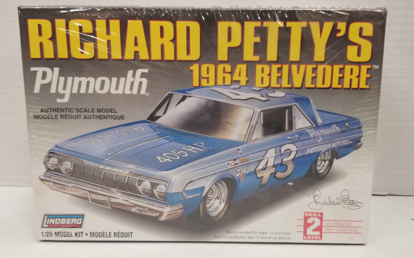 RESALE SHOP - Lindberg 1/25 Richard Petty's 1964 Belvedere Plymouth #72164