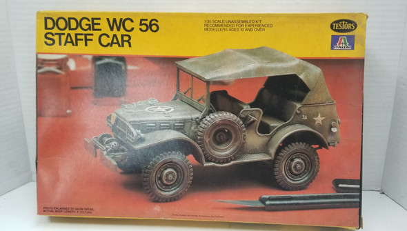 RESALE SHOP - Italeri Testors 1/35 Dodge WC 56 Staff Car #819