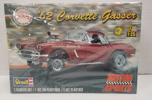 RESALE SHOP - Revell 1/25 '62 Corvette Gasser Motor Sports #85-4949