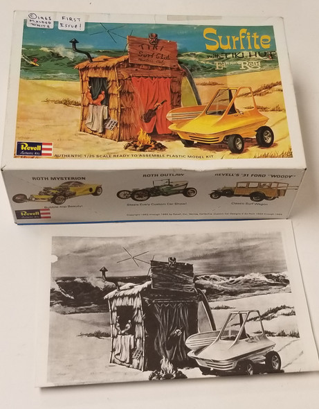 RESALE SHOP - Revell Serfite With Tiki Hut Ed Big Daddy Roth #H1240:200 1/25 1965 Version