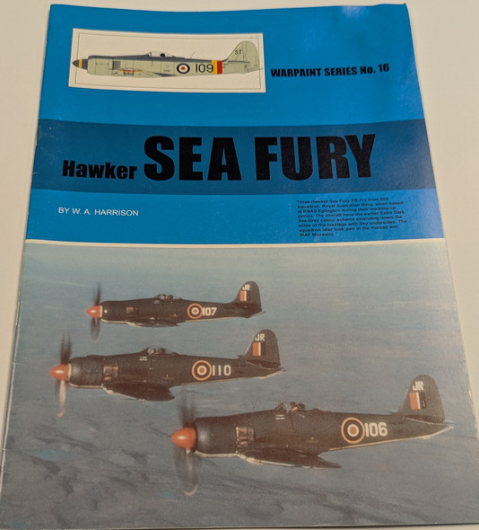RESALE SHOP - Warpaint Series No.16 Hawker Sea Fury By W.A. Harrison