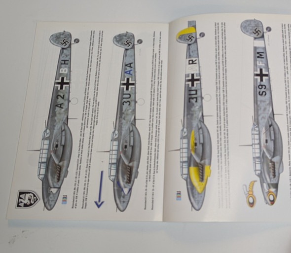 RESALE SHOP - Kagero Messerschmitt Bf 110 Vol. II #3021 English/ Polish Decal Sheet Included