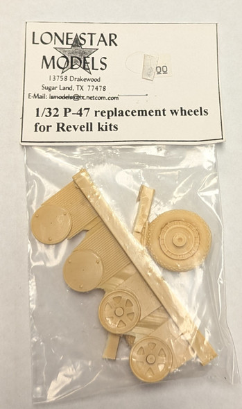 RESALE SHOP - Lone Star Models 1/32 P-47 Replacement Wheels For Revell Kits