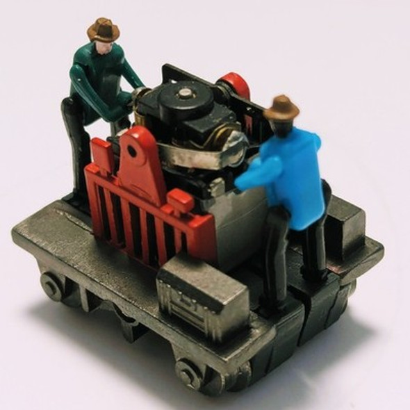 RESALE SHOP - Bachmann HO Scale Handy Dancer Handcar - Preowned- tested