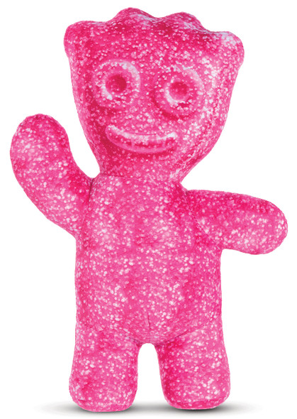 OakridgeStores.com | iscream - Sour Patch Kids Embossed 8.5" x 6.25" Candy Character Mini Pillow, Pink (780-3513) 810107413852