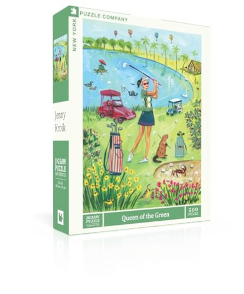 OakridgeStores.com | New York Puzzle Company - Jenny Kroik Queen of The Green - 500 Piece Jigsaw Puzzle for Adults by Jenny Kroik - NPZJK2537 840291703811
