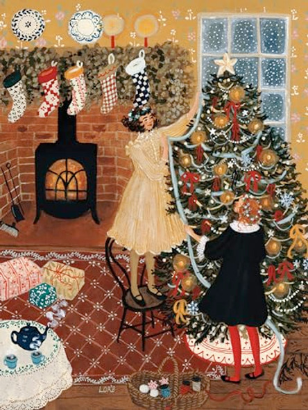 OakridgeStores.com | New York Puzzle Company - Loré Pemberton Tree Trimmings - 1000 Piece Jigsaw Puzzle for Adults by Loré Pemberton - NPZLP2551 840291703682