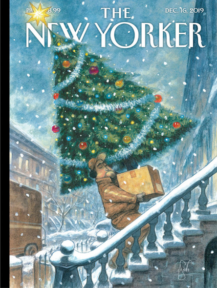 OakridgeStores.com | New York Puzzle Company - New Yorker Tree Delivery - 1000 Piece Jigsaw Puzzle for Family Game Nights by Peter de Sève - NPZNY2063 819844017705