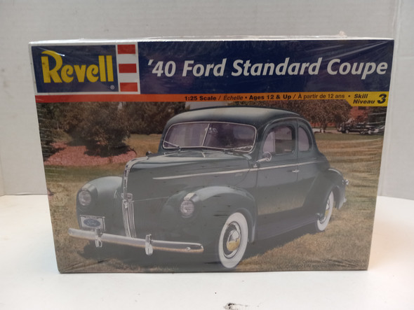 RESALE SHOP - REVELL 85-2387 '40 FORD STANDARD COUPE 1940 1:25u unassembled BAGS SEALED