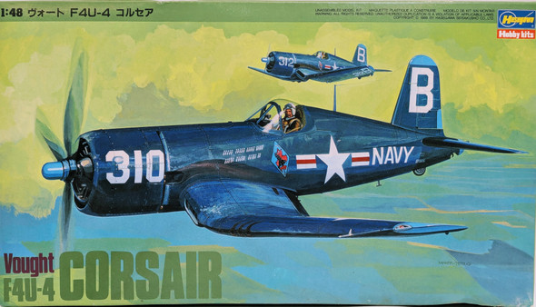 RESALE SHOP - Hasegawa 1:48 Vought Corsair Plastic Model Kit #09009 - Preowned