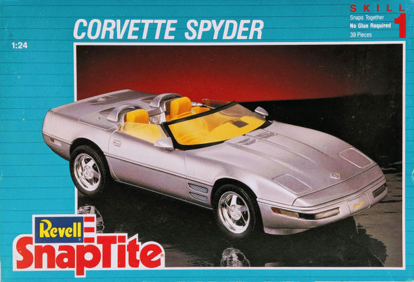 RESALE SHOP - Revell SnapTite 1:24 Corvette Spyder Plastic Model Kit #6267