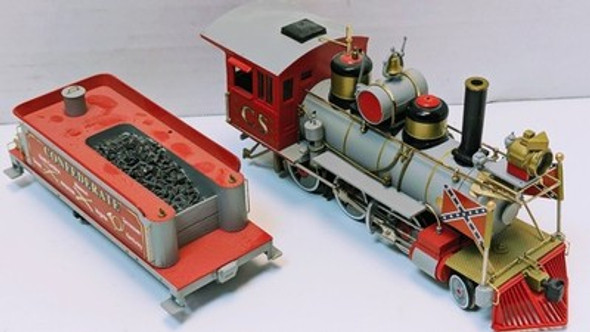 RESALE SHOP - Hawthorne Village ON30  2-6-0 Confederate Steam Locomotive & Tender - Preowned