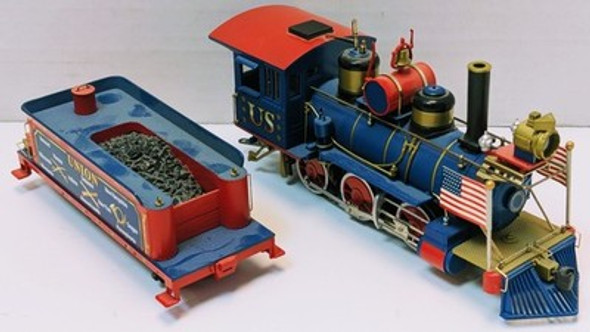 RESALE SHOP - Hawthorne Village ON30 2-6-0 Union Steam Locomotive & Tender - Preowned